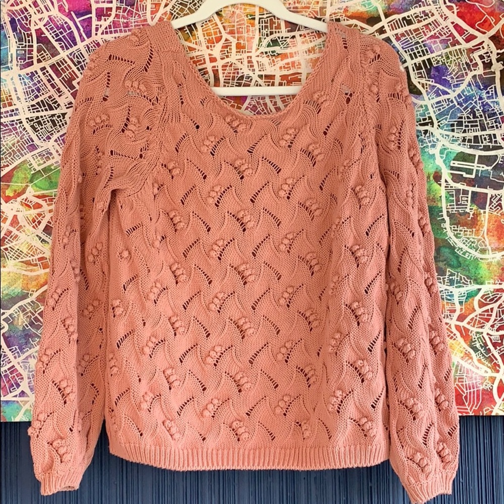 Sezane Yvette Jumper in blush